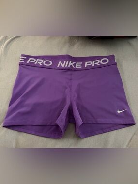 Nike Pro Women's Purple DRI-FIT Shorts